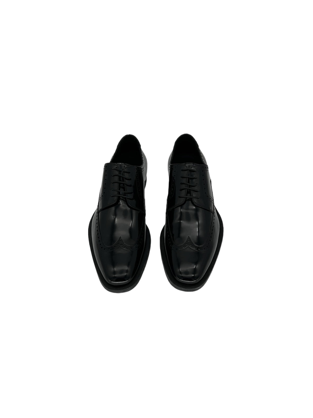 Dior Homme Black Patent Leather 'Derby' Brogues
