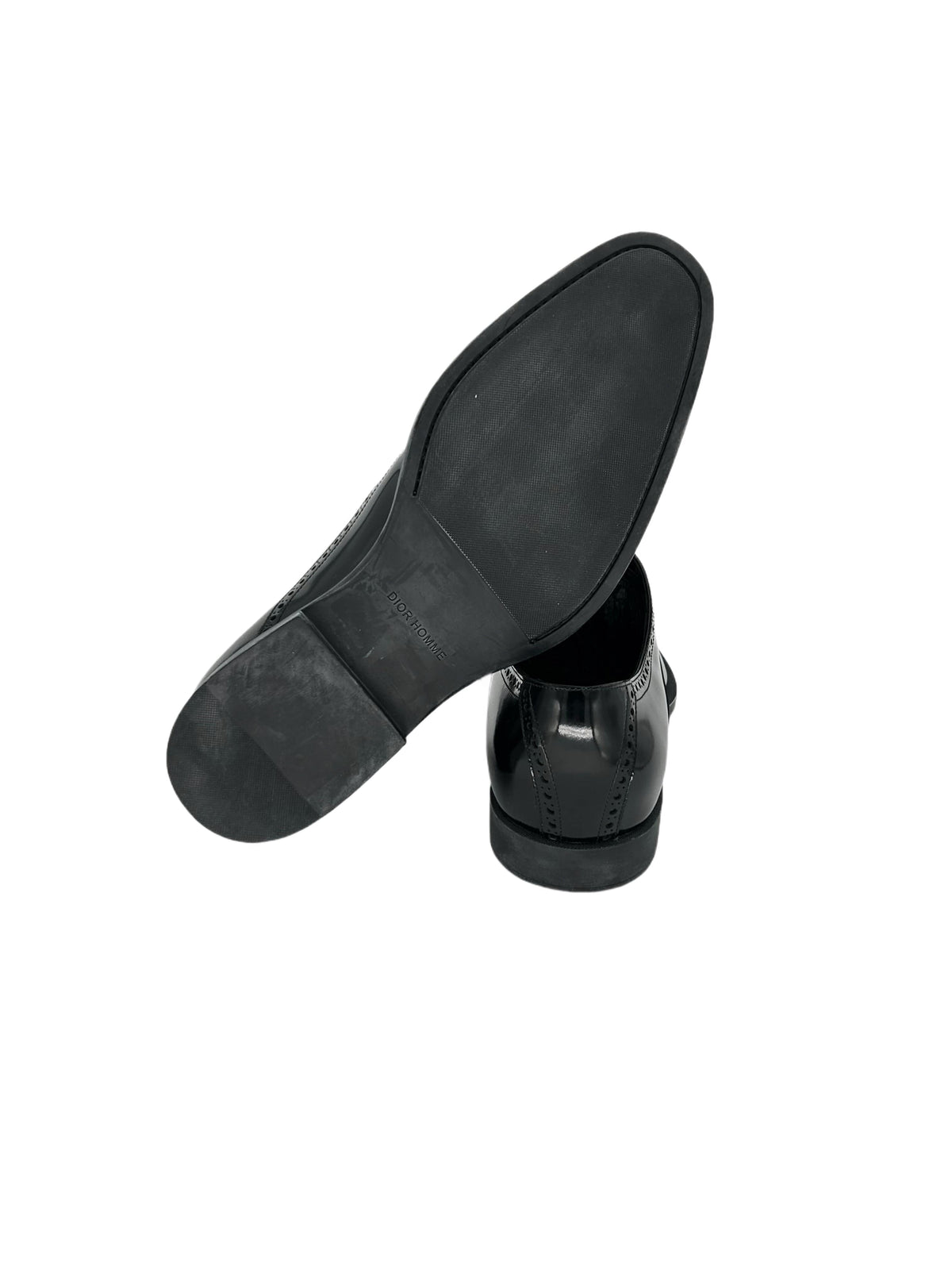 Dior Homme Black Patent Leather 'Derby' Brogues