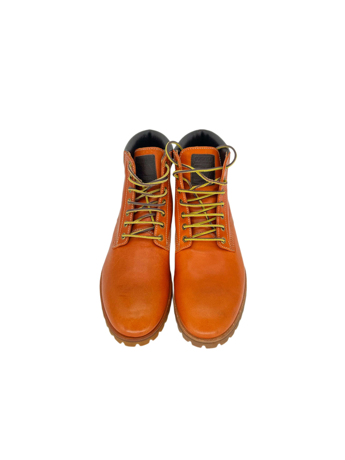 Dsquared2 Orange Leather Ankle Boots