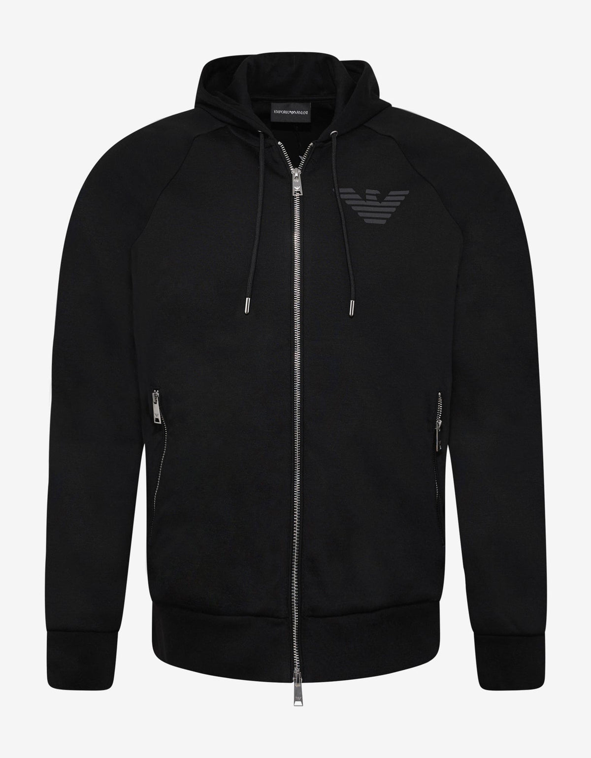 Emporio Armani Black Eagle Logo Hoodie