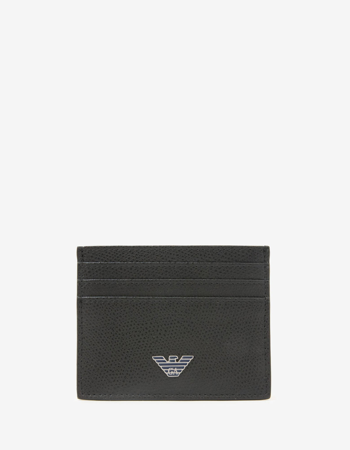 Emporio Armani Black Eagle Logo Wallet & Card Holder Gift Set