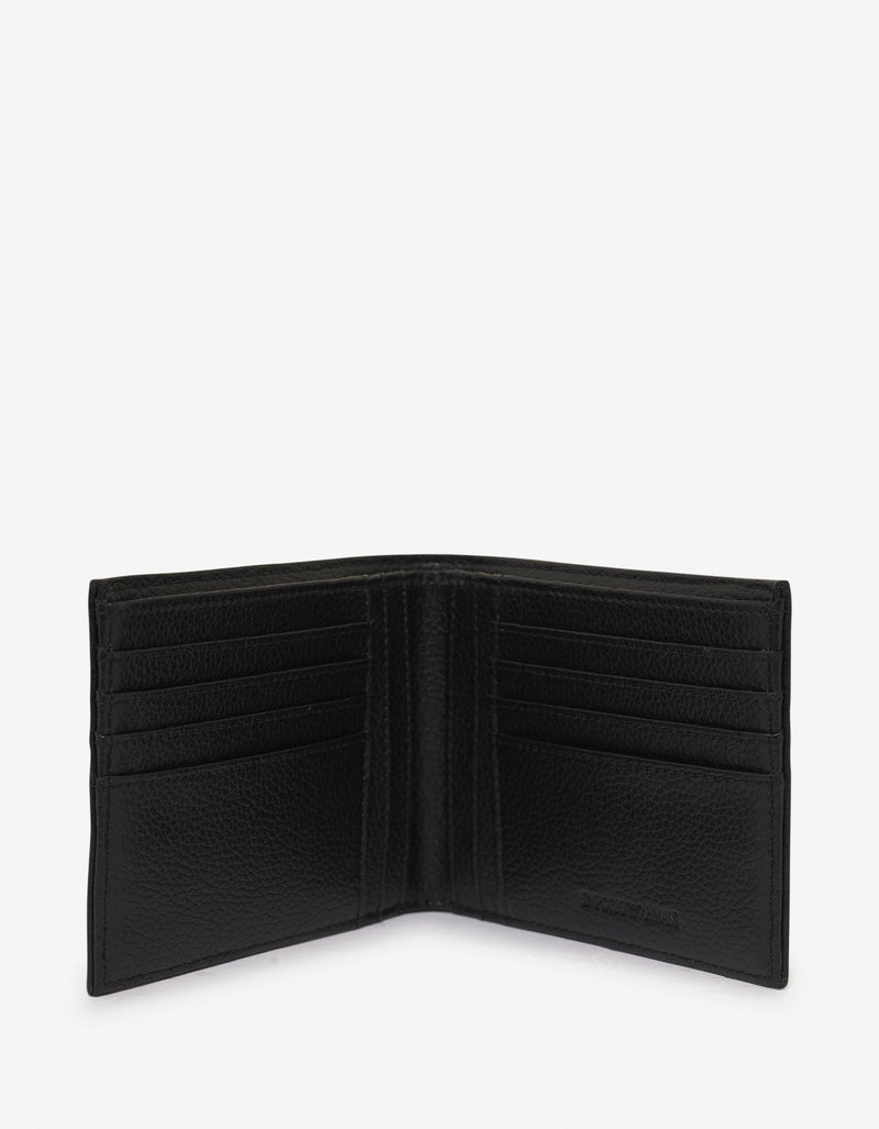 Emporio Armani Black Eagle Logo Wallet & Card Holder Gift Set