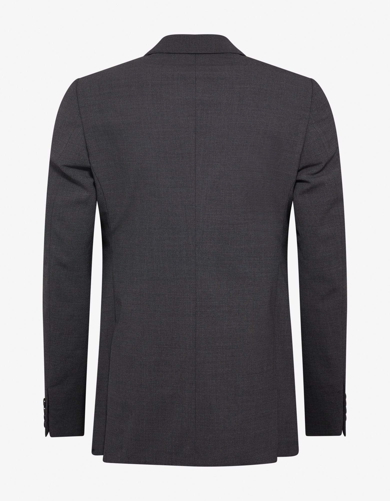 Emporio Armani Grey Wool-Blend Two-Button Suit – mens designer