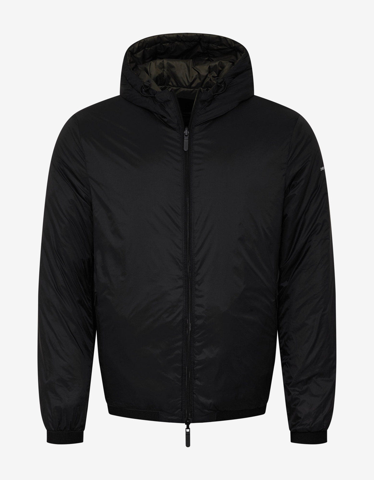 Emporio Armani Khaki Eagle Logo Reversible Jacket