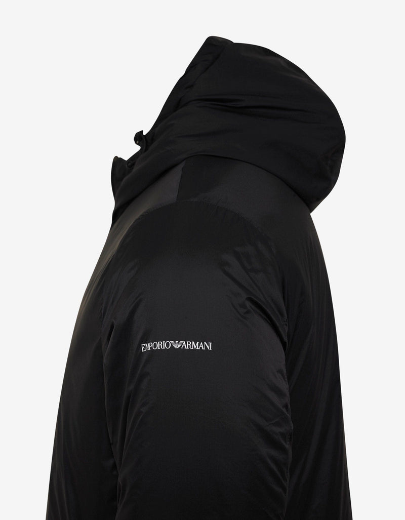 Emporio Armani Khaki Eagle Logo Reversible Jacket
