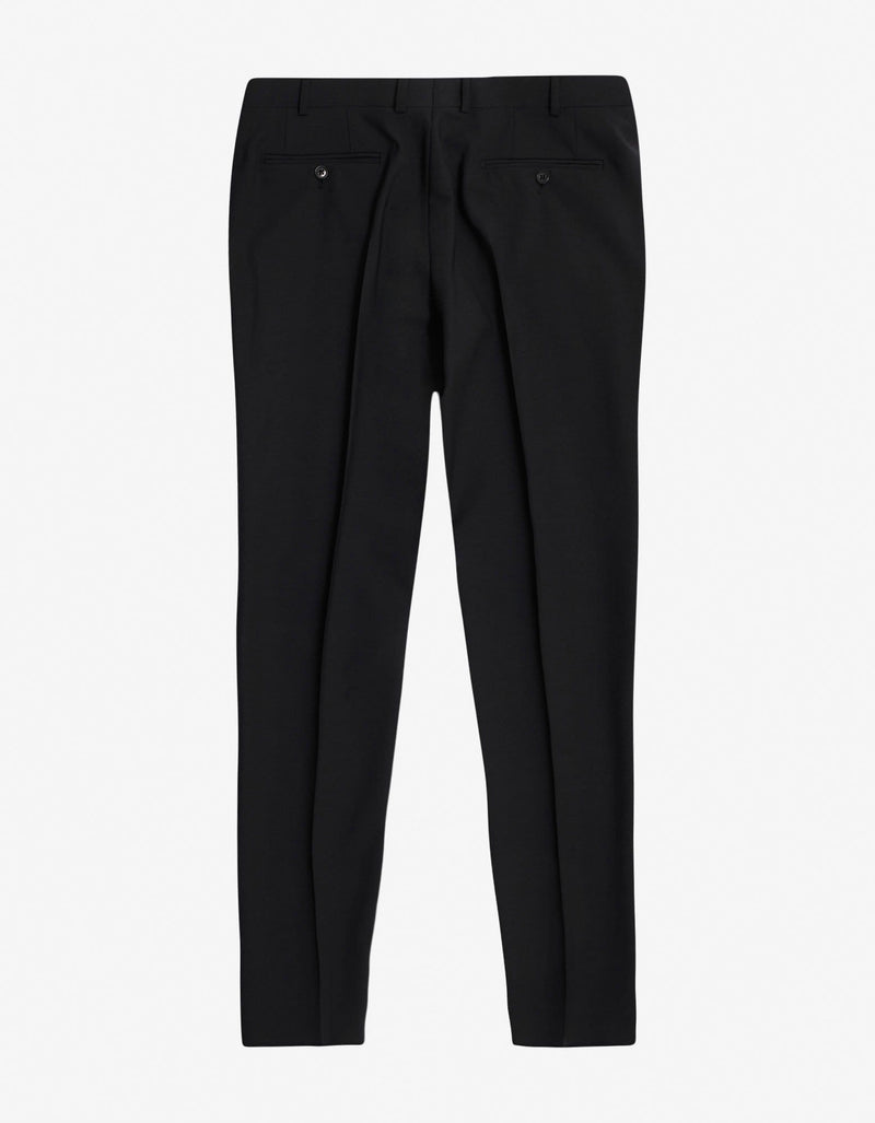 Emporio Armani Navy Blue Wool-Blend Two-Button Suit