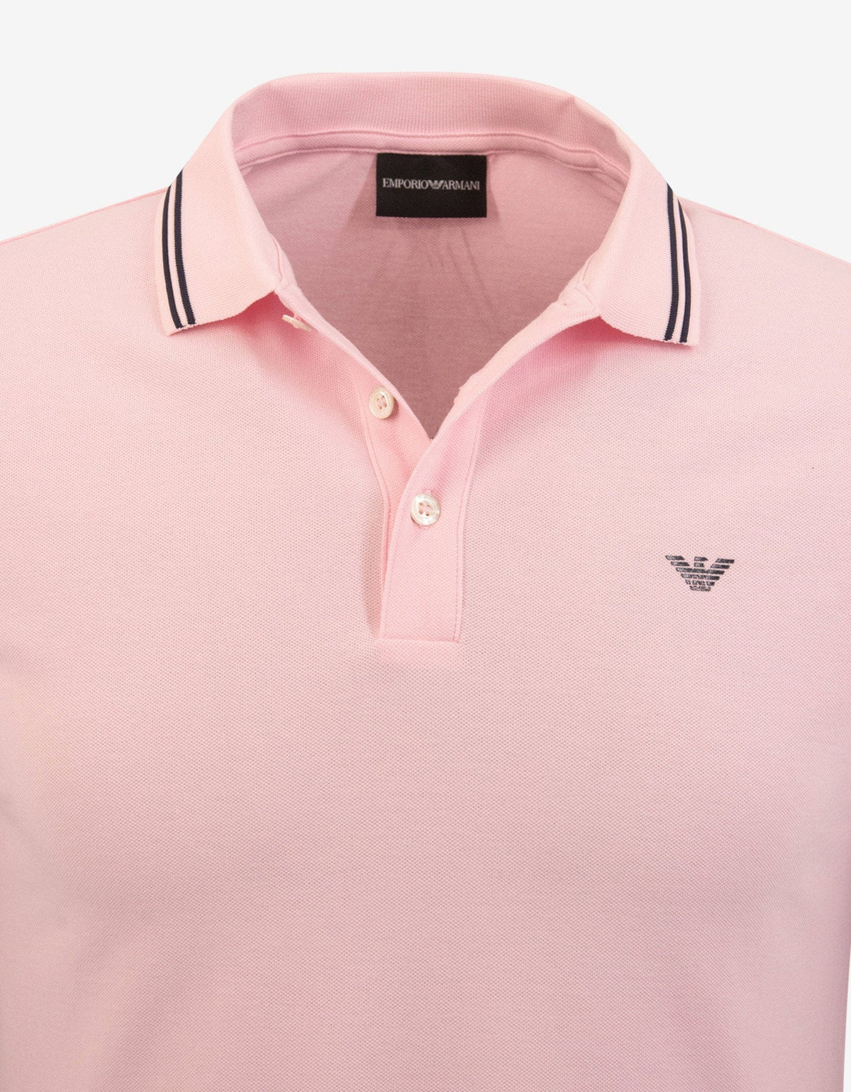 Emporio Armani Pink Eagle Logo Polo T-Shirt