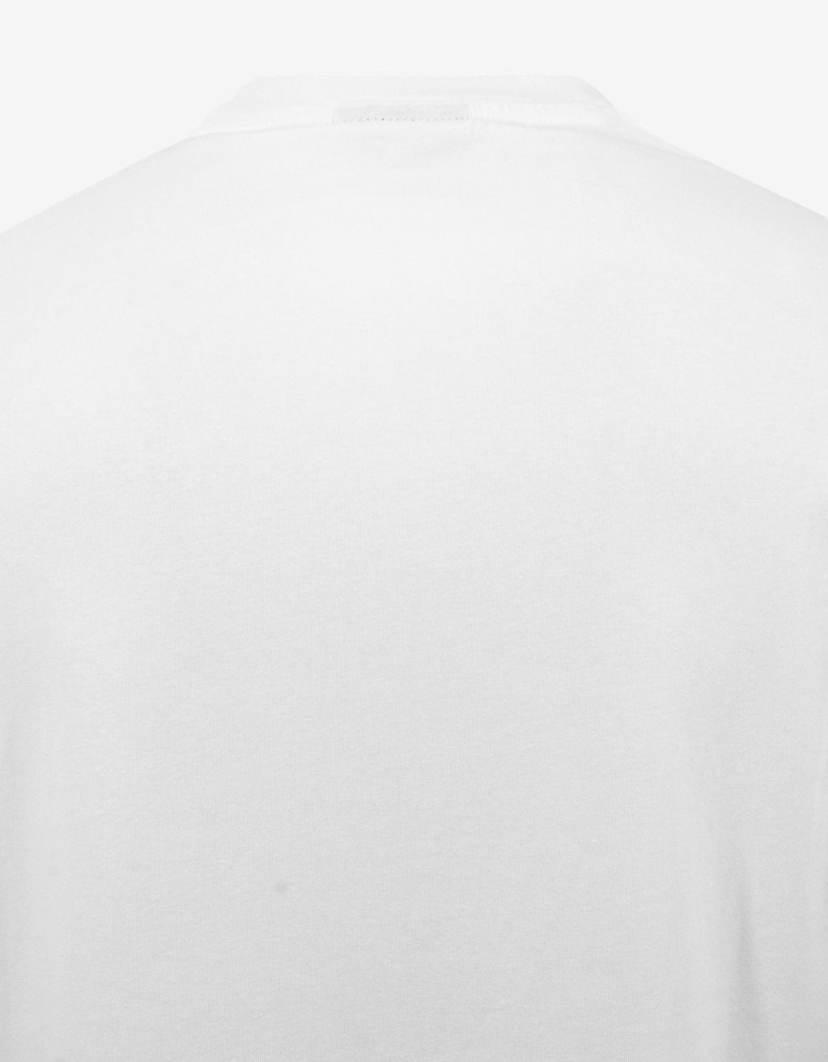 Emporio Armani White EA Logo Print T-Shirt
