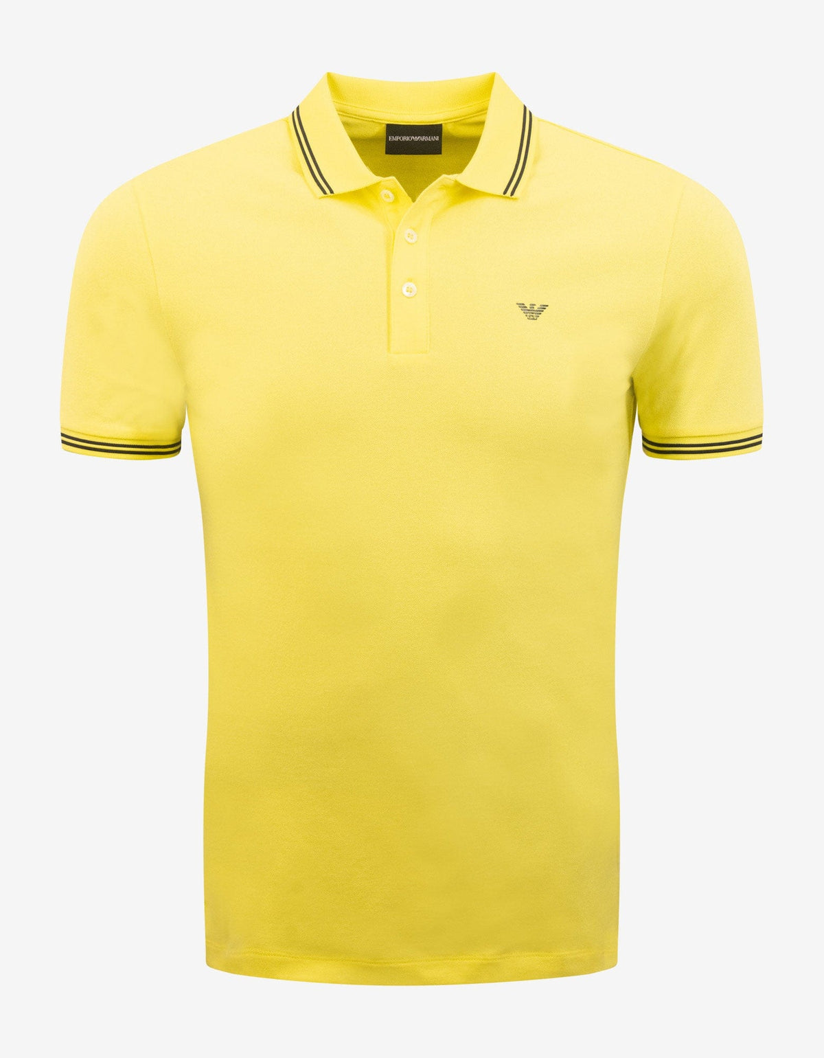 Emporio Armani Yellow Eagle Logo Polo T-Shirt