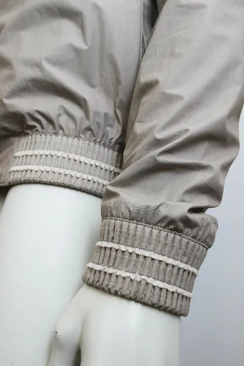 Dior Homme Beige Windbreaker Bomber Style Jacket