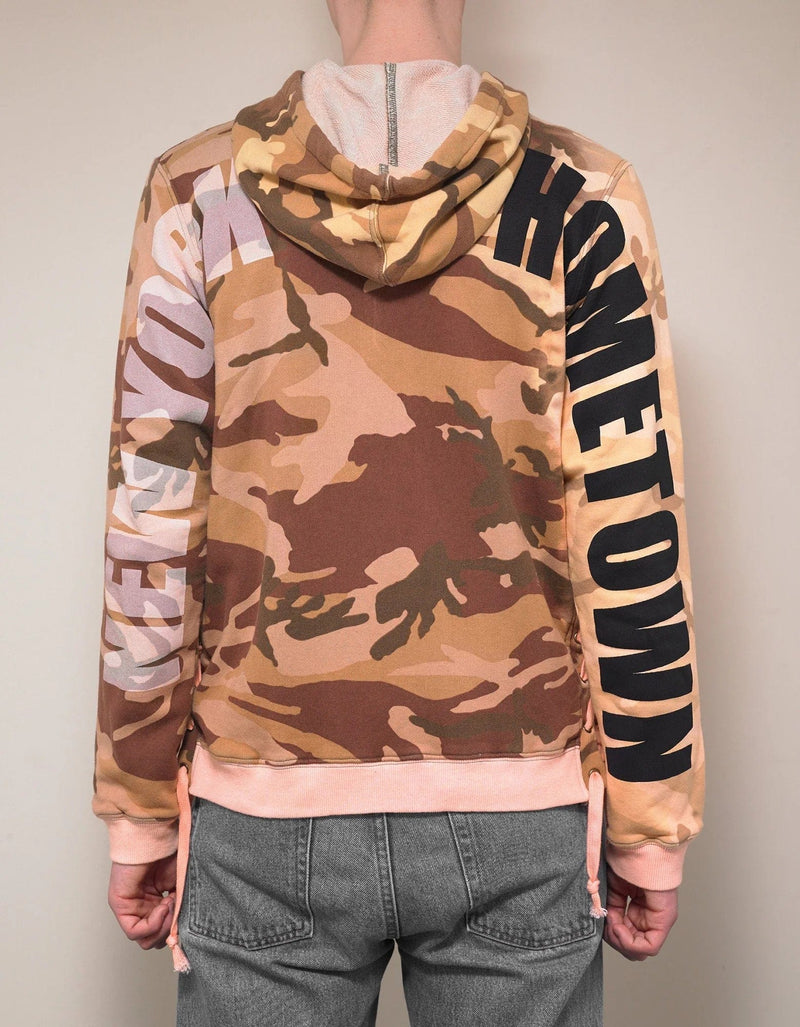 Faith Connexion Kappa Orange Camo Laced Hoodie – mens designer Faith Connexion Kappa Orange Camo Laced Hoodie – mens designer