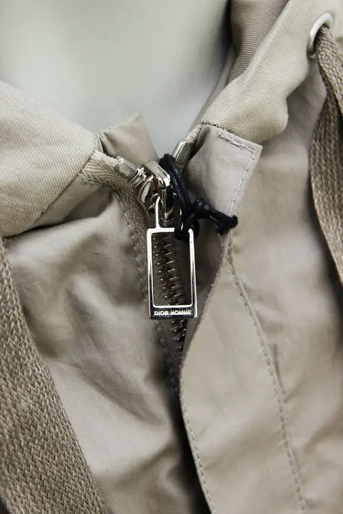 Dior Homme Beige Windbreaker Bomber Style Jacket