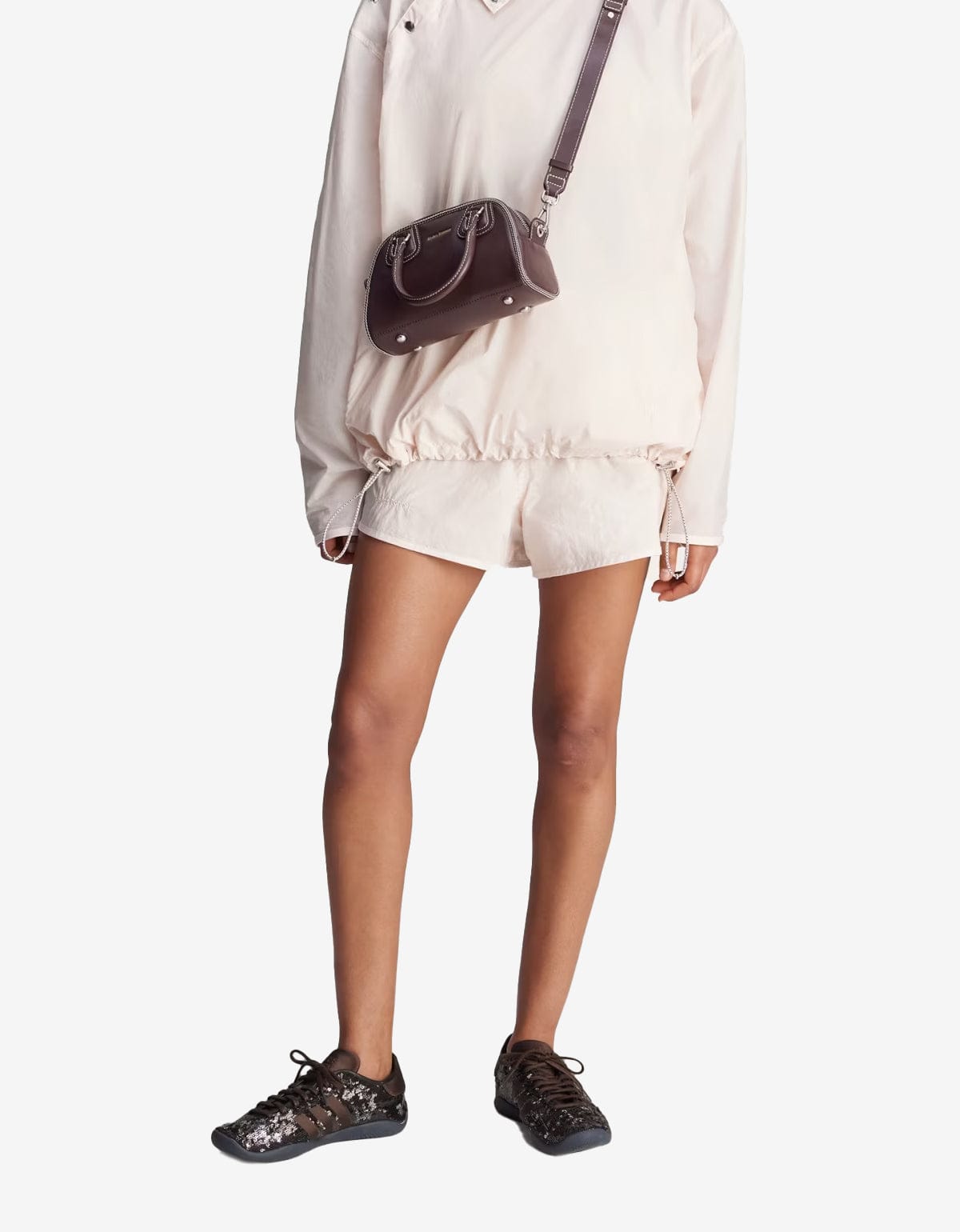 Wales Bonner x Adidas Originals Suede Brown Bowling Bag