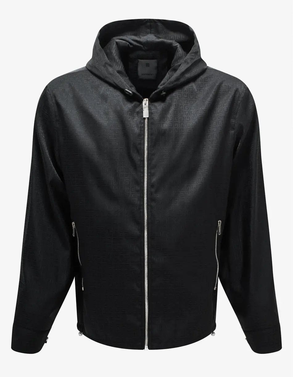 Givenchy Black 4G Logo Jacquard Windbreaker – Zoo Fashions