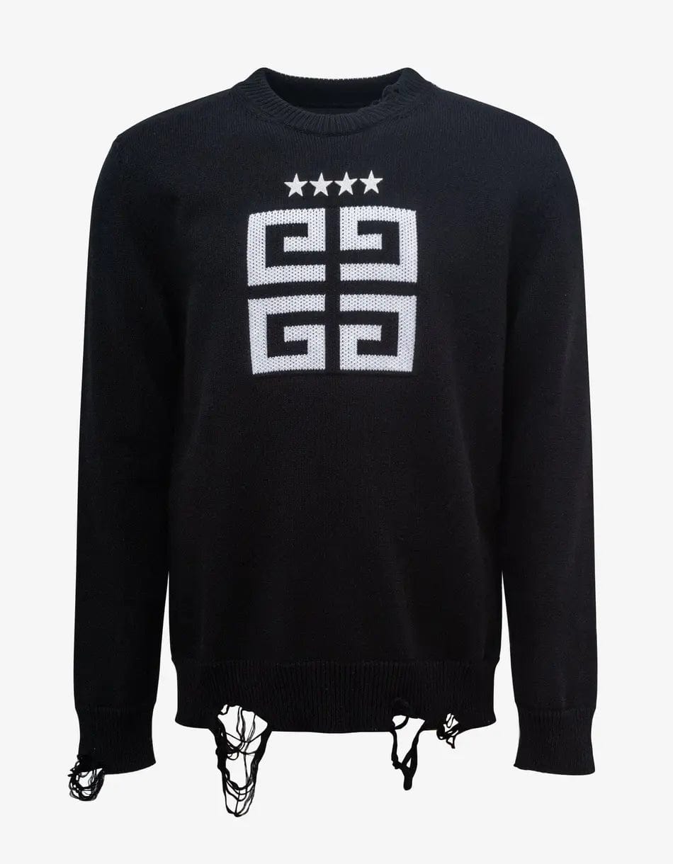 Givenchy Black 4G Star Sweater