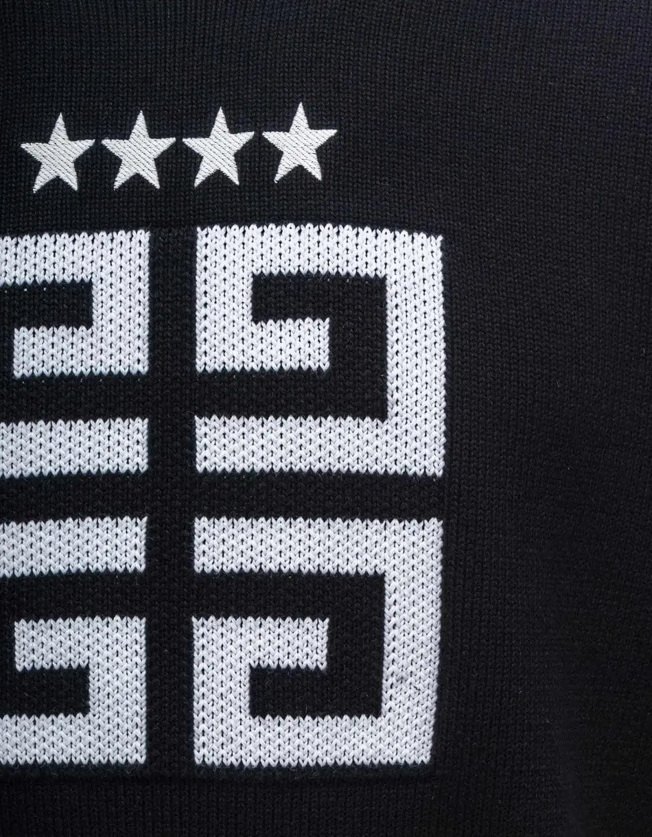 Givenchy Black 4G Star Sweater