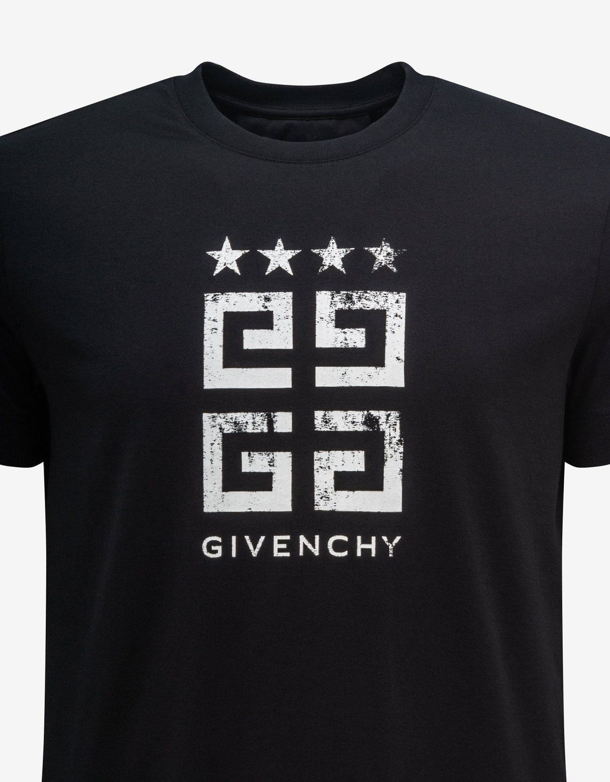 Givenchy Black 4G Star T-Shirt