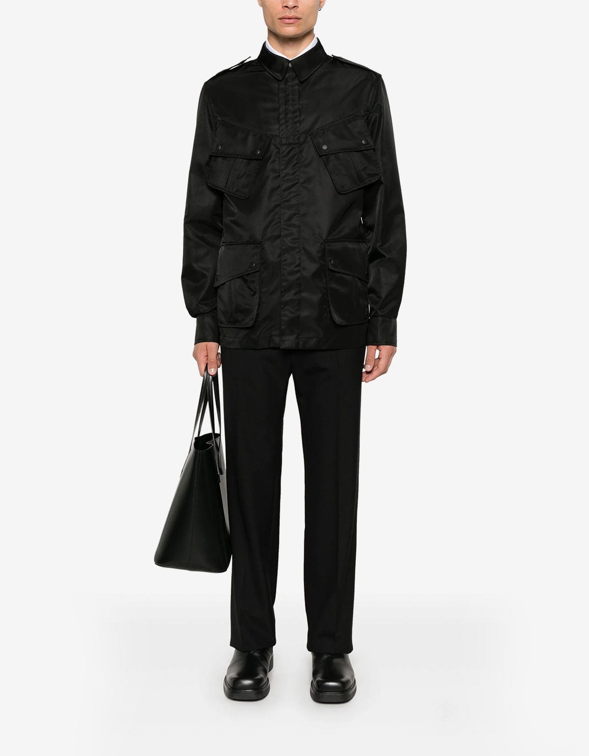 Givenchy Black Applique Jacket – mens designer fashion London