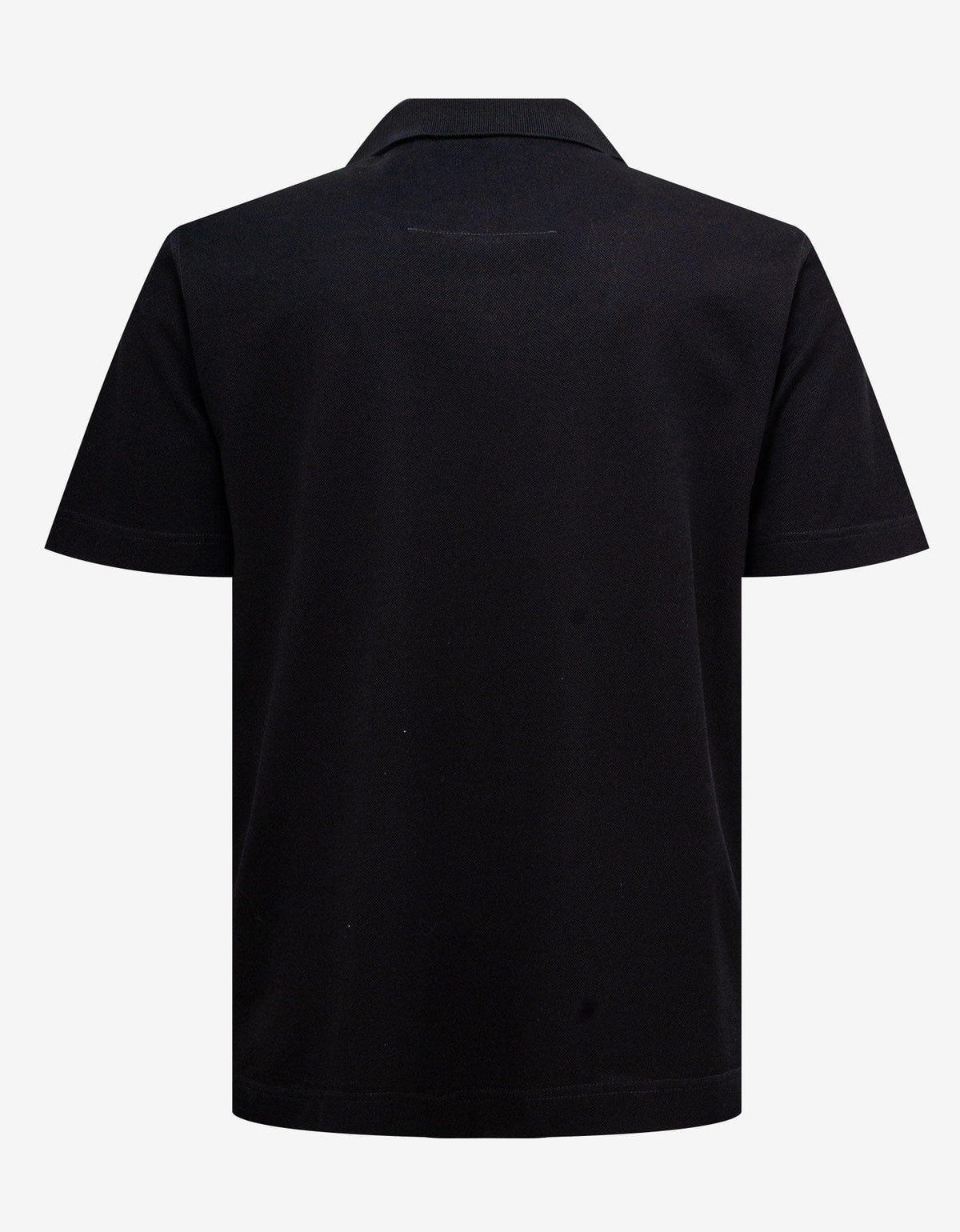 Givenchy Black Archetype Zipped Polo T-Shirt