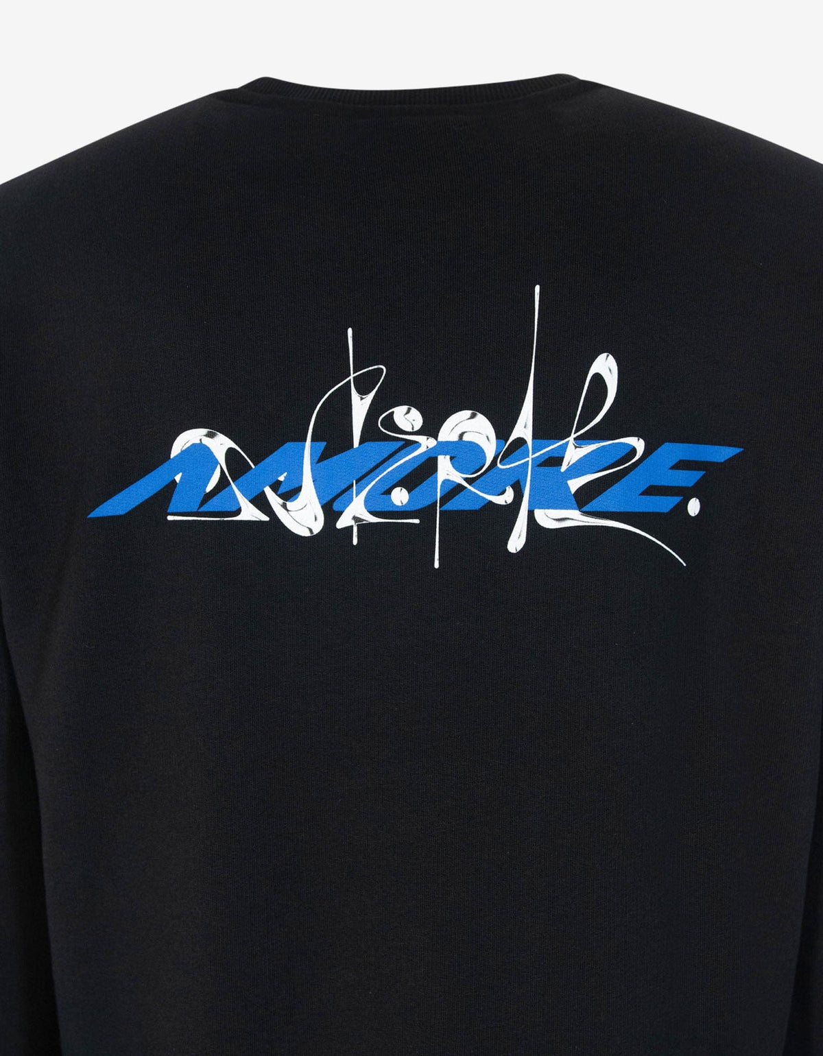 Givenchy Black Calligraphic Logo Print Sweatshirt