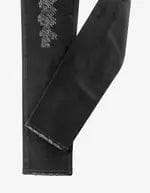 Givenchy Black Destroyed Denim Slim Jeans