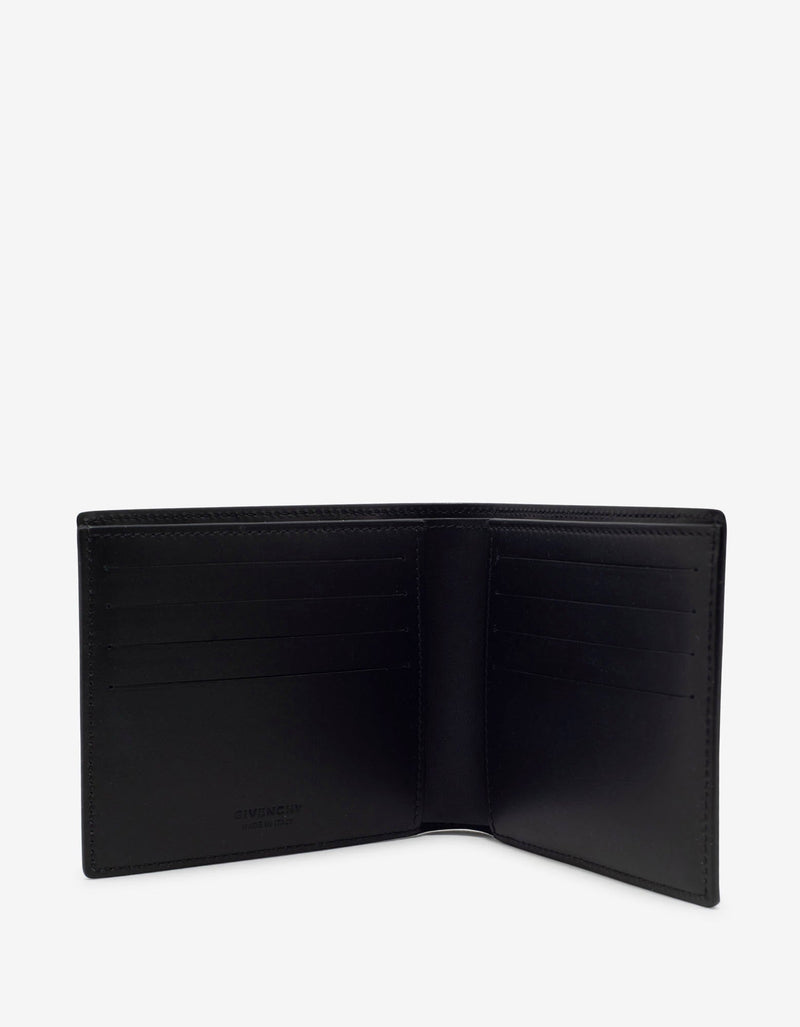 Givenchy Black Floral Print Billfold Wallet