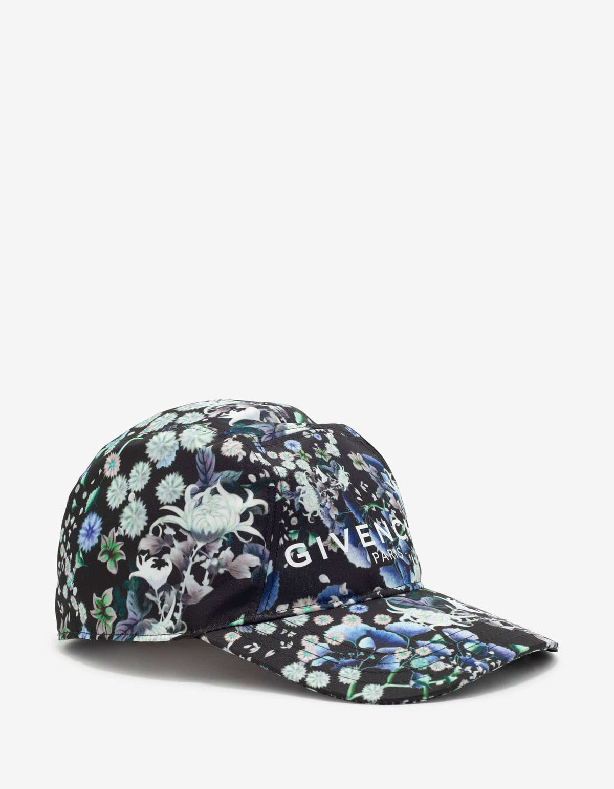Givenchy Black Floral Print Cap