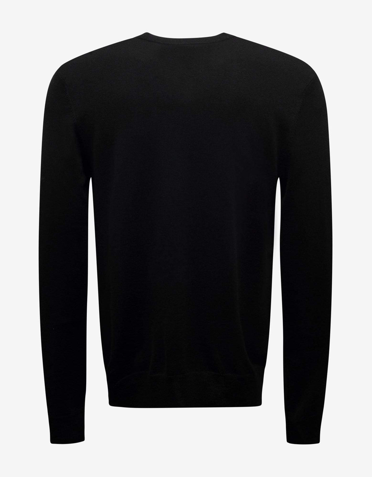 Givenchy Black Logo Patch Wool Sweater