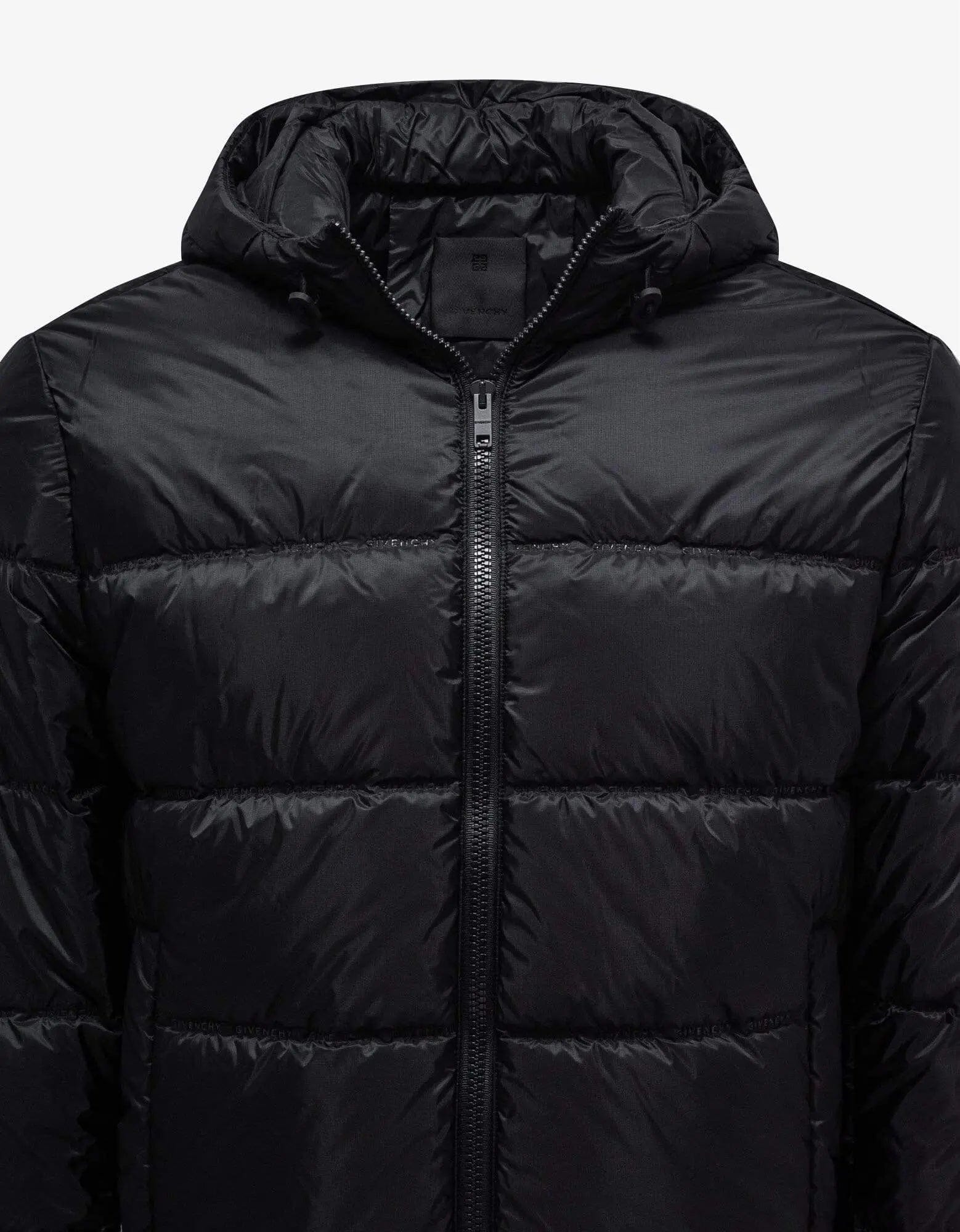 Givenchy Black Logo Puffer Jacket Zoo Fashions
