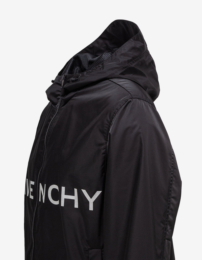 Givenchy Black Logo Windbreaker