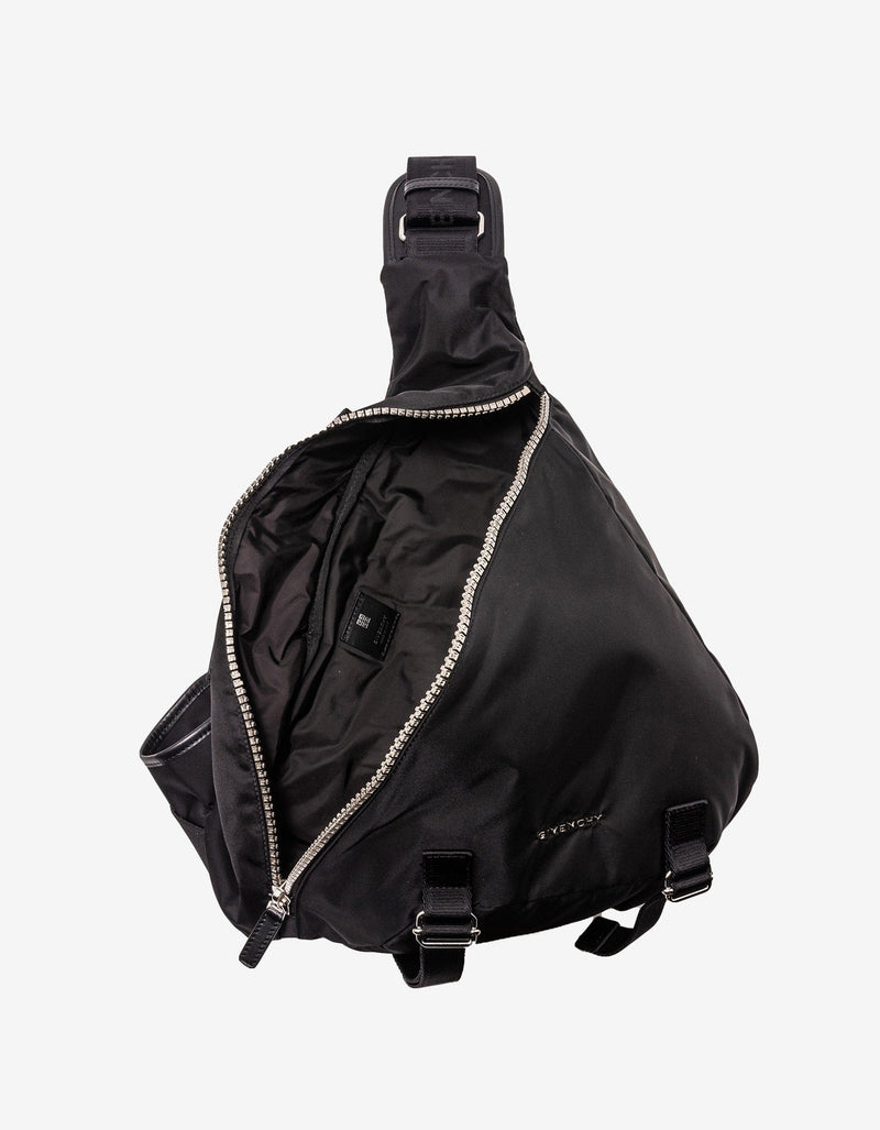 Givenchy Black Medium G-Zip Triangle Bag