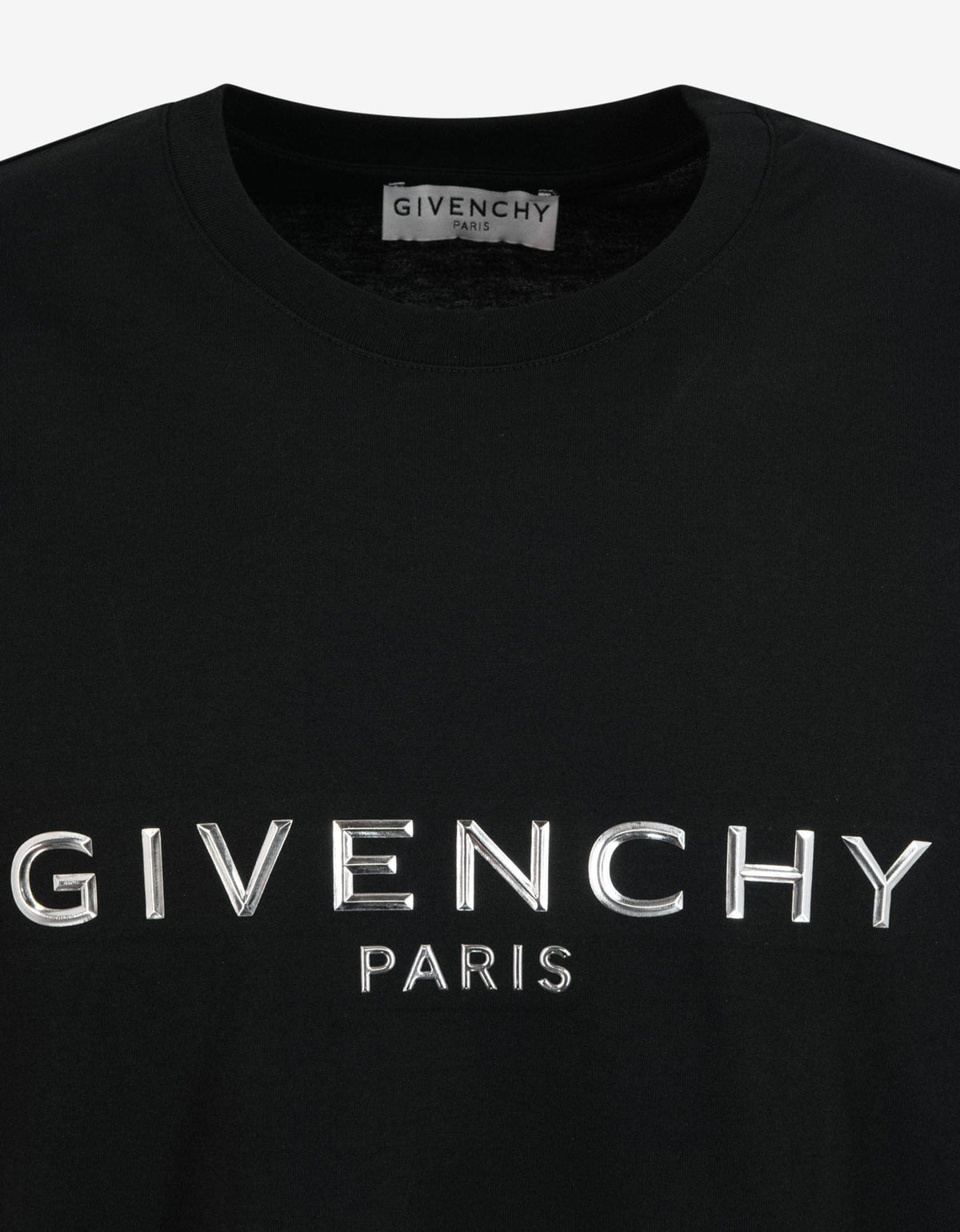 Givenchy Black Metallic Logo T-Shirt