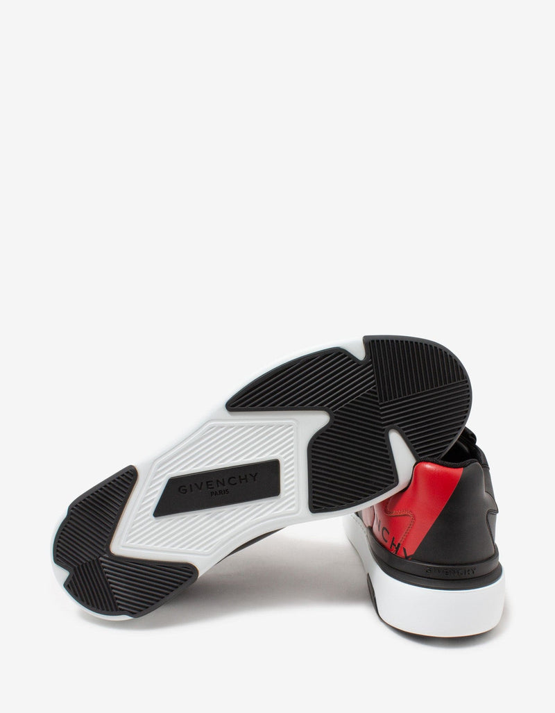 Givenchy Black & Red Wing Low Trainers