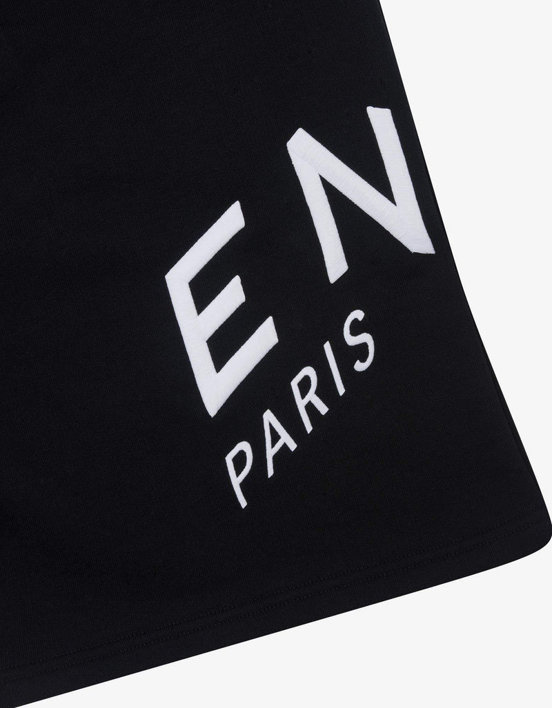 Givenchy Black Refracted Logo Sweat Shorts