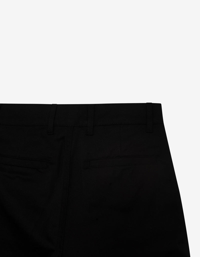 Givenchy Black Side Logo Chino Shorts