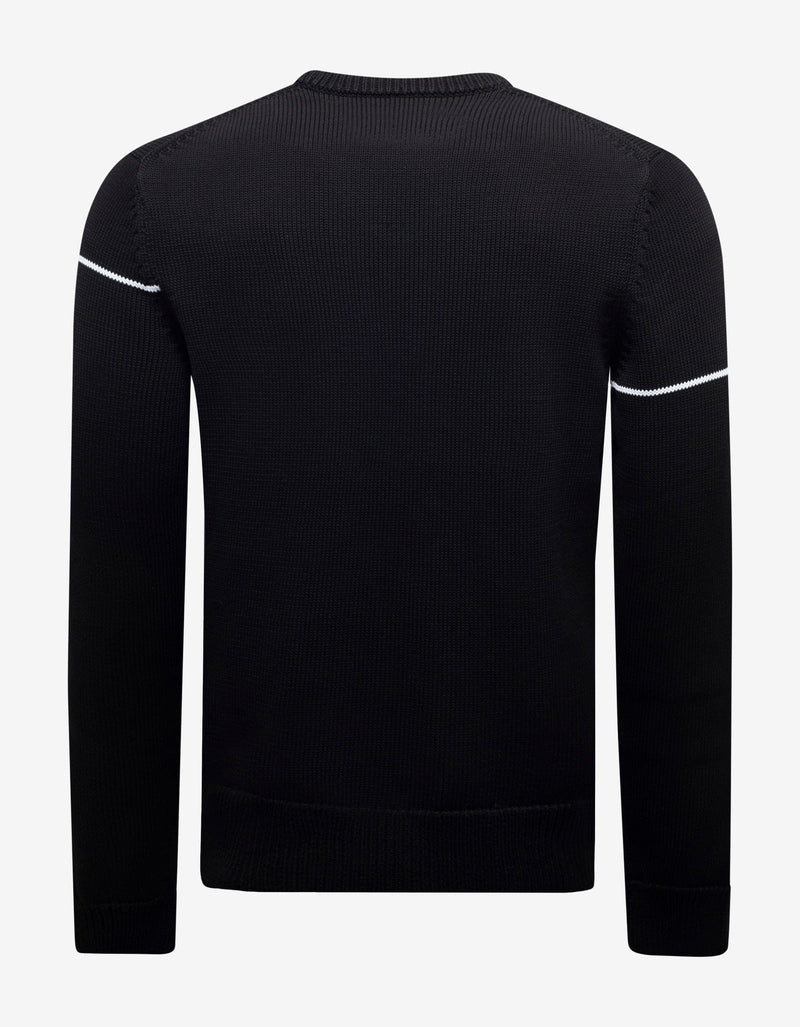 Givenchy Black Split Logo Sweater