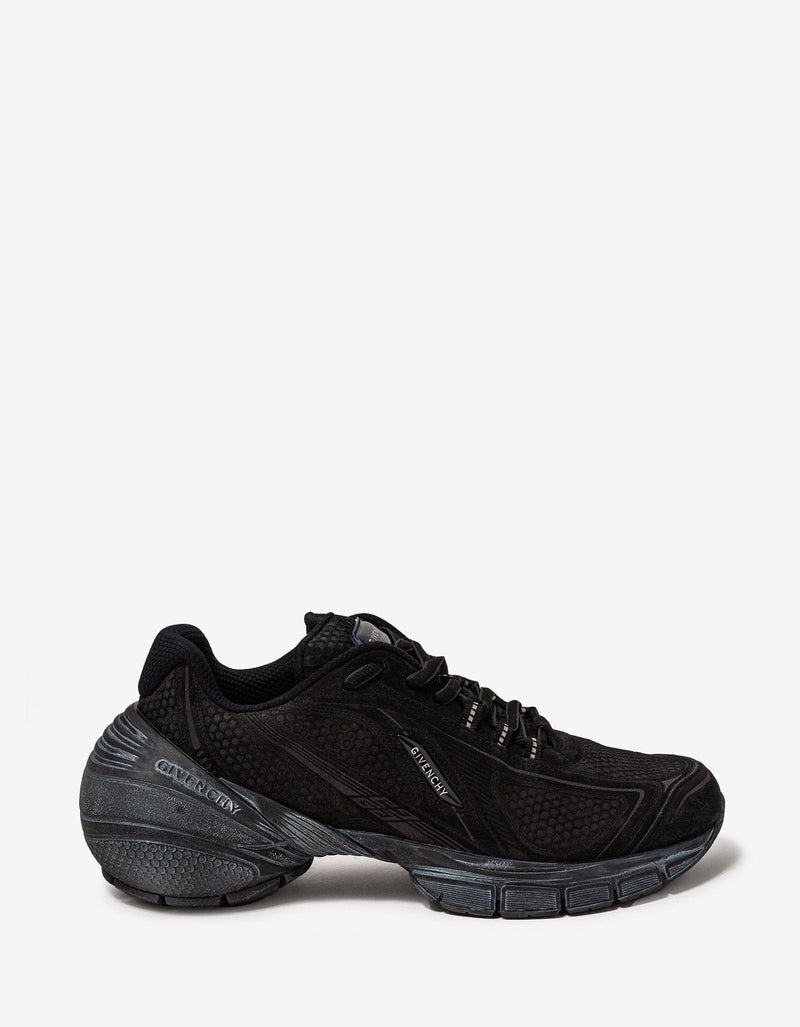Givenchy Black TK-MX Runner Suede Trainers