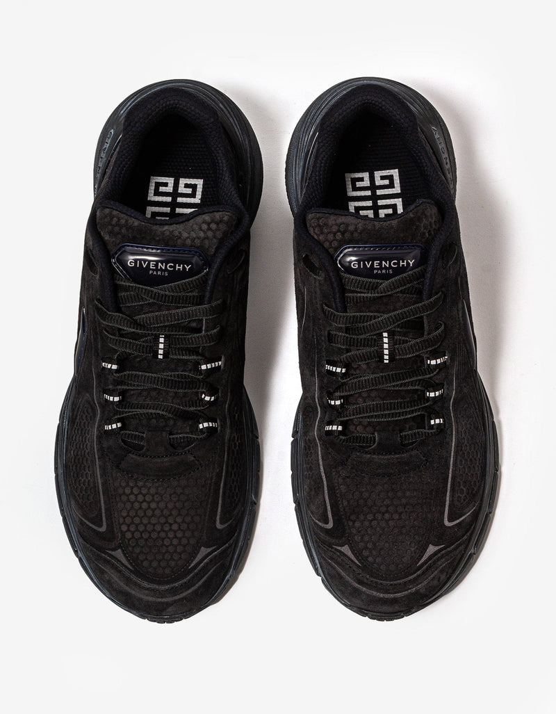 Givenchy Black TK-MX Runner Suede Trainers