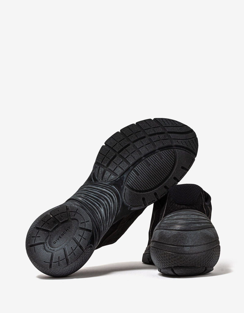 Givenchy Black TK-MX Runner Suede Trainers