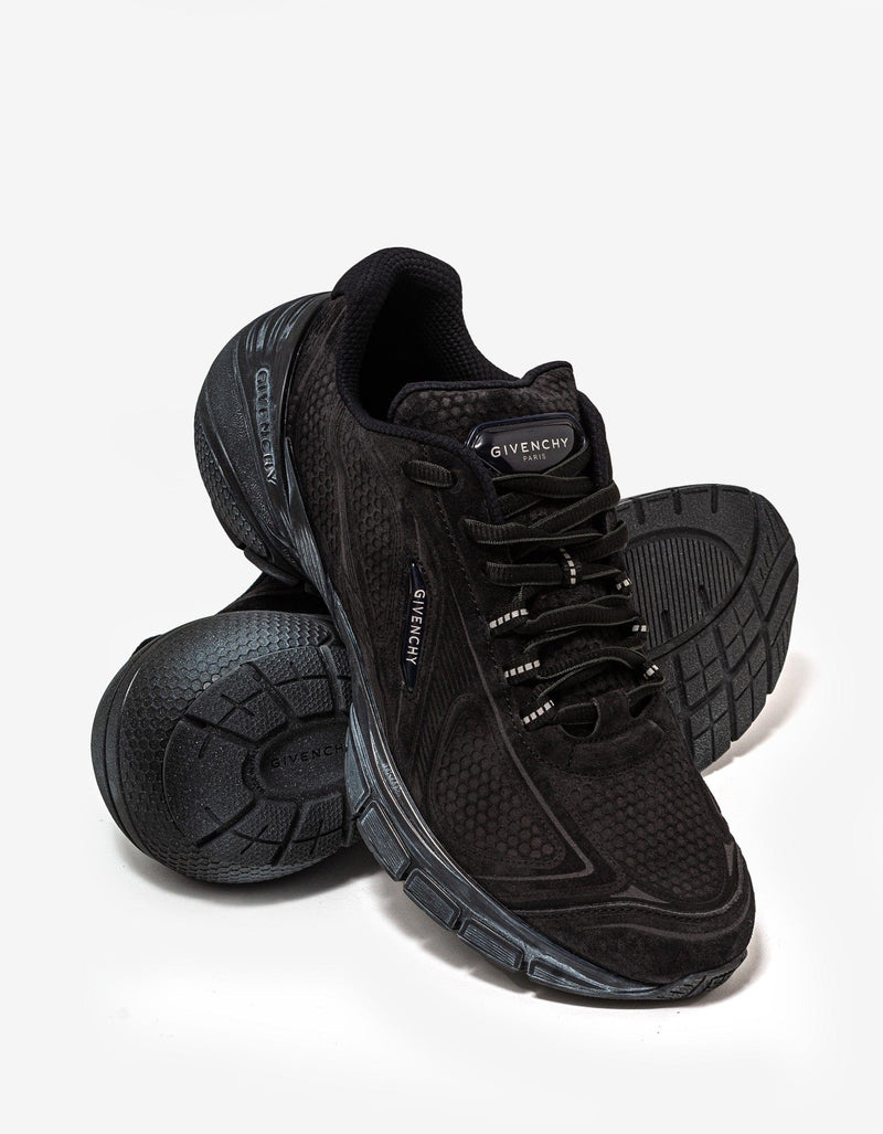 Givenchy Black TK-MX Runner Suede Trainers