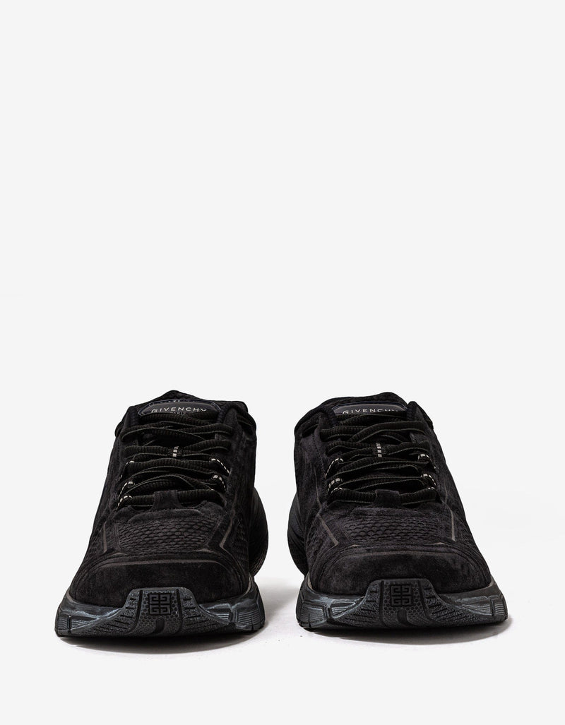 Givenchy Black TK-MX Runner Suede Trainers