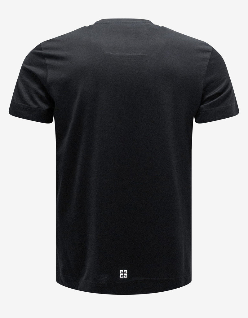 Givenchy Black Trompe LOeil Print T-Shirt