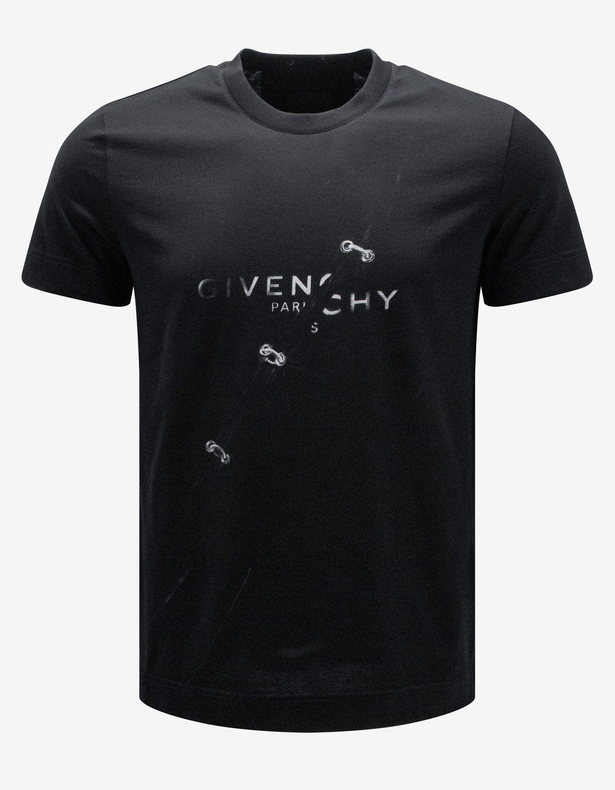 Givenchy Black Trompe LOeil Print T-Shirt