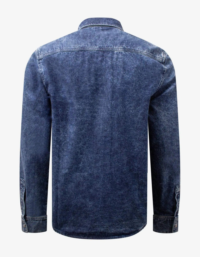 Givenchy Blue 4G Logo Band Denim Shirt – Zoo Fashions Givenchy Blue 4G Logo Band Denim Shirt – Zoo Fashions