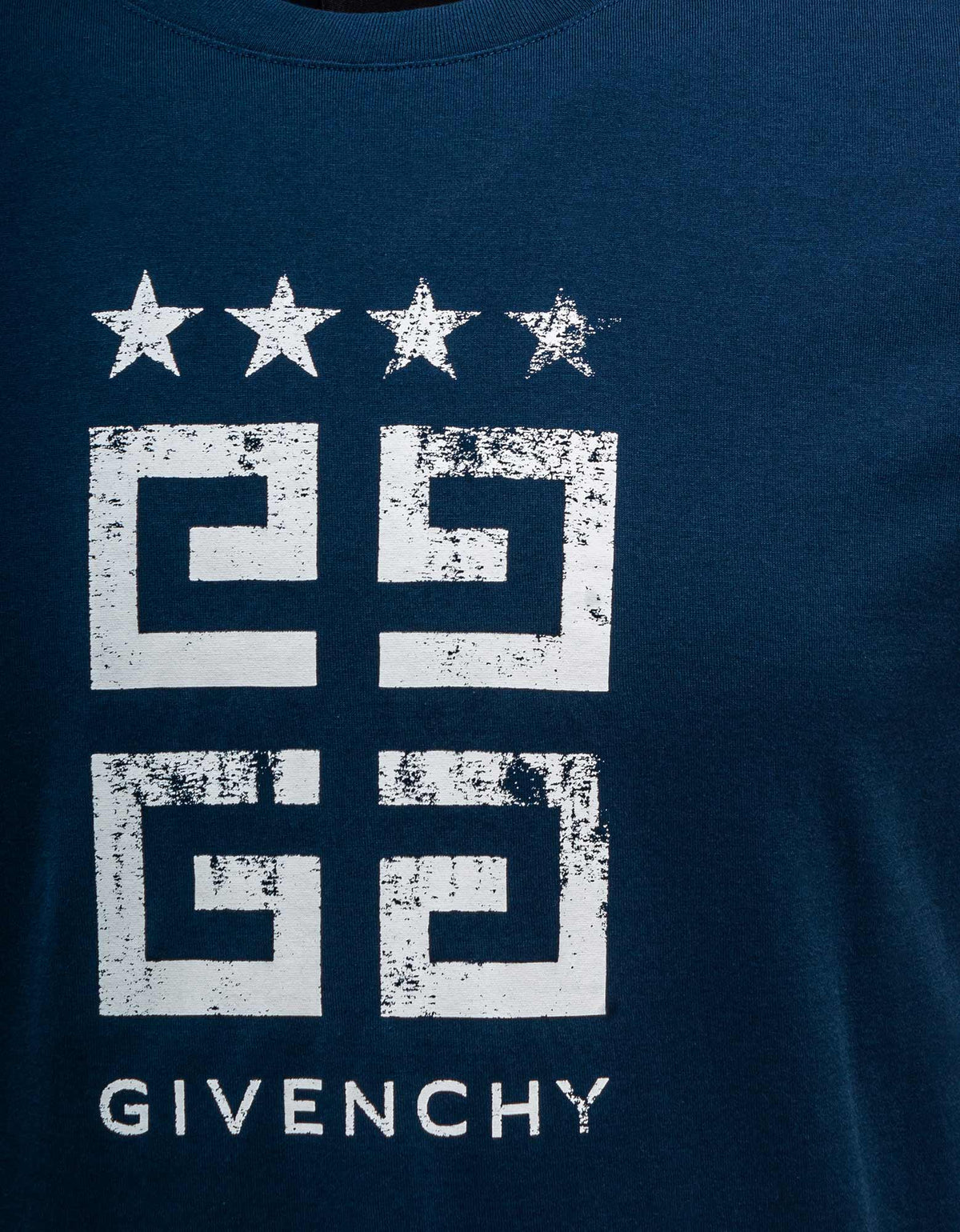 Givenchy Blue 4G Stars T-Shirt