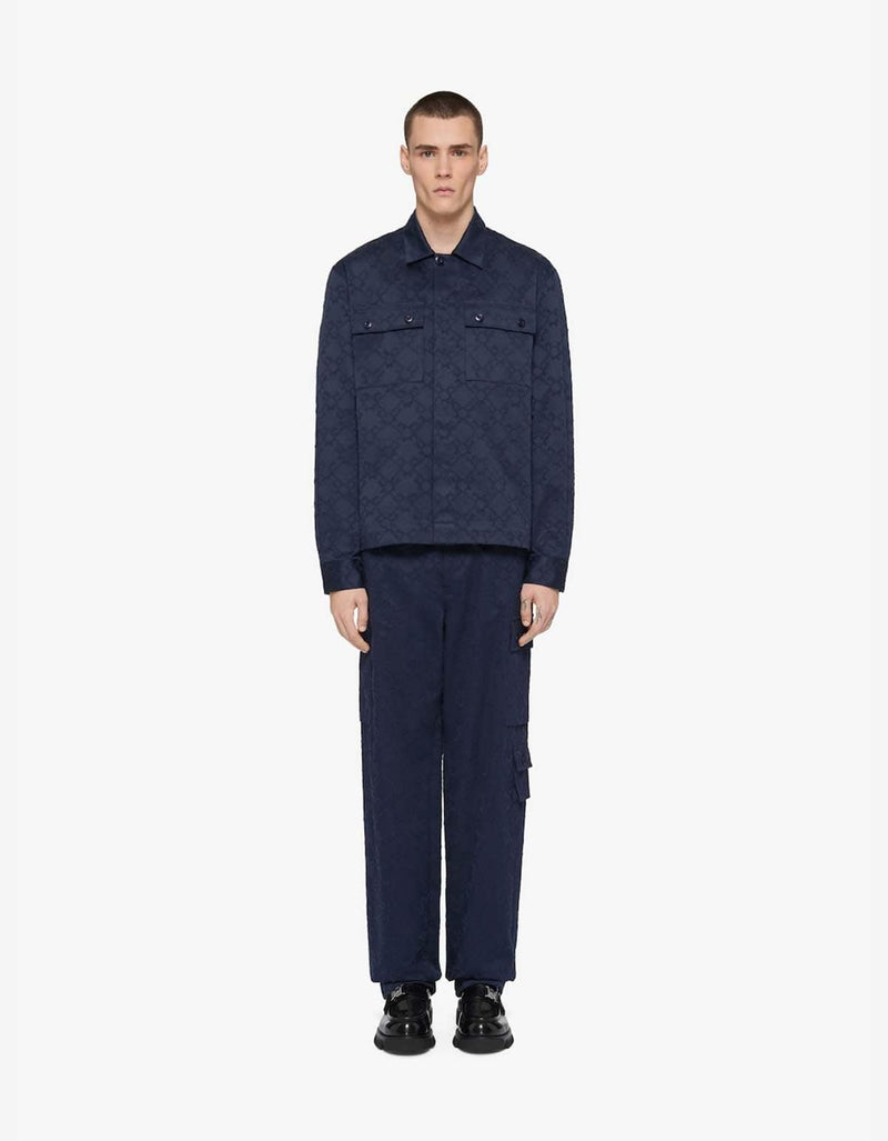 Givenchy Blue Monogram 72 Shirt