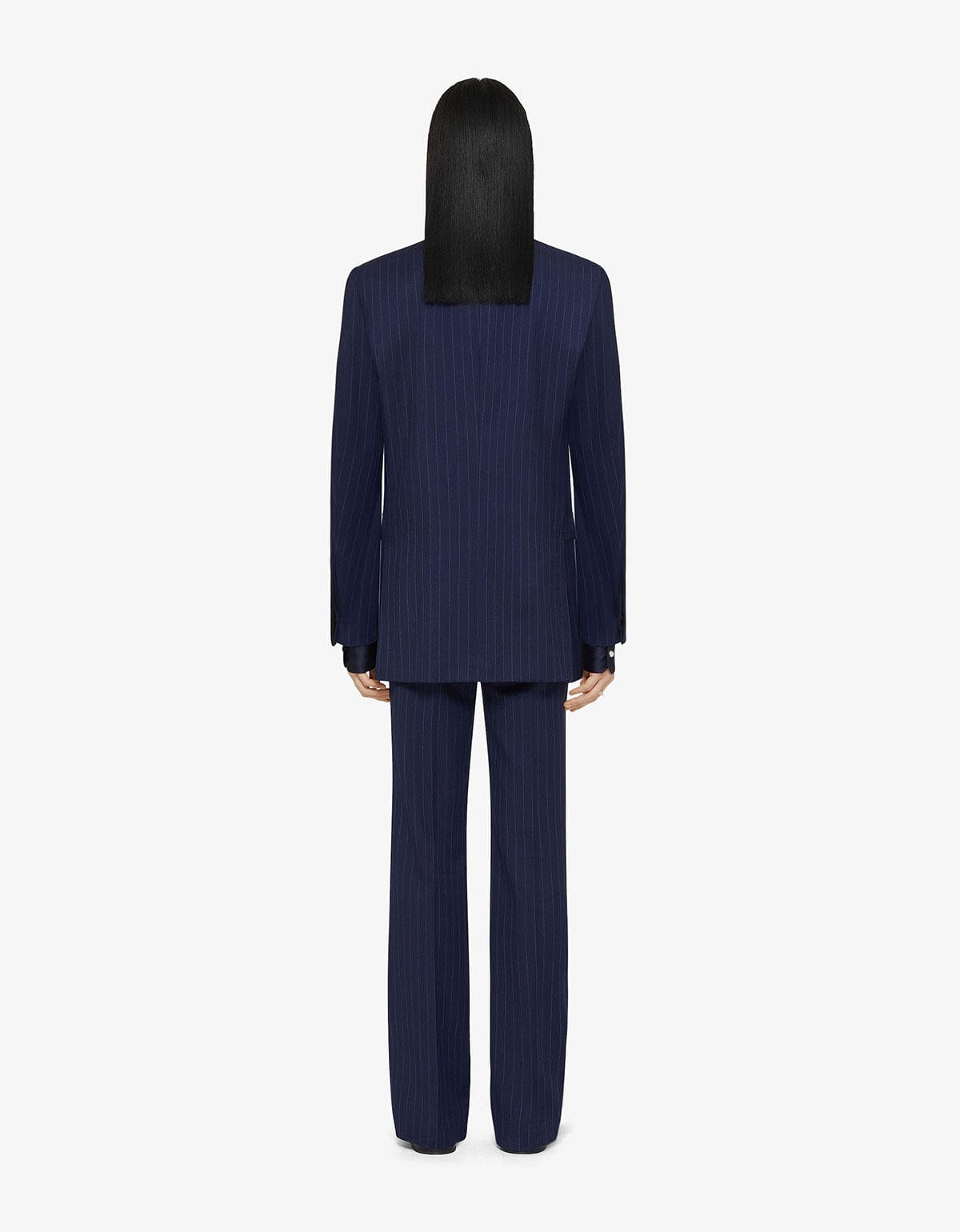 Givenchy Blue Striped Wool Trousers – Zoo Fashions