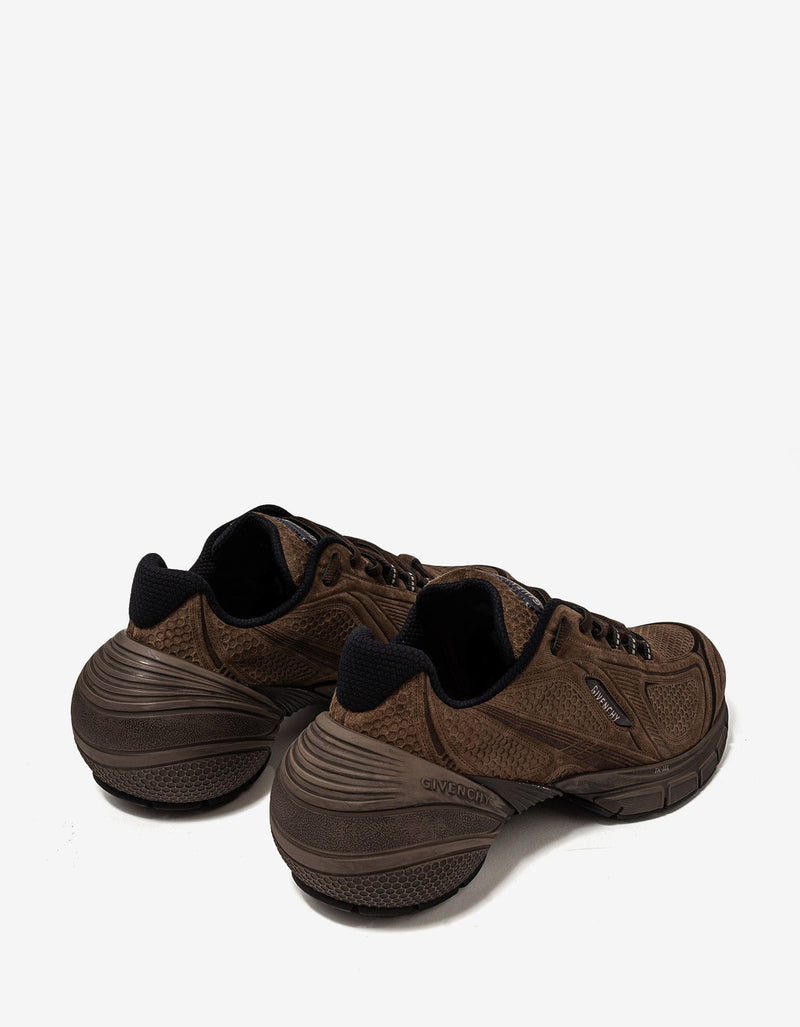 Givenchy Brown TK-MX Runner Suede Trainers