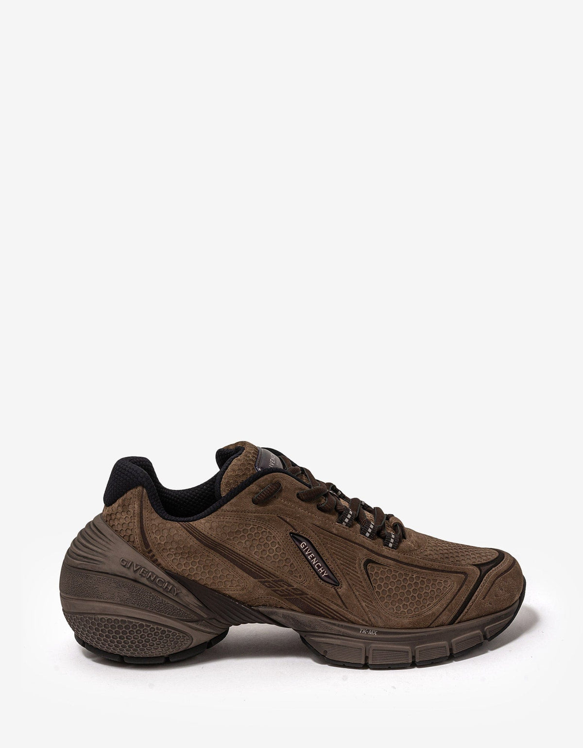 Givenchy Brown TK-MX Runner Suede Trainers