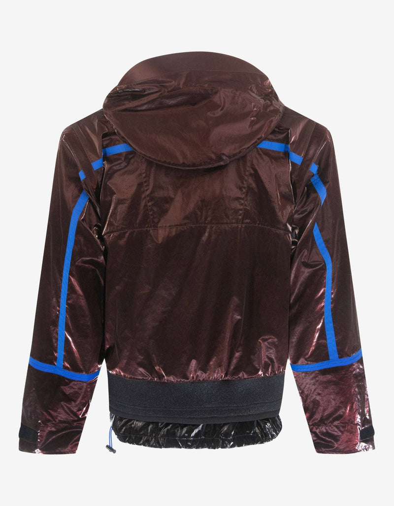 Givenchy Burgundy Wax Cotton Windbreaker